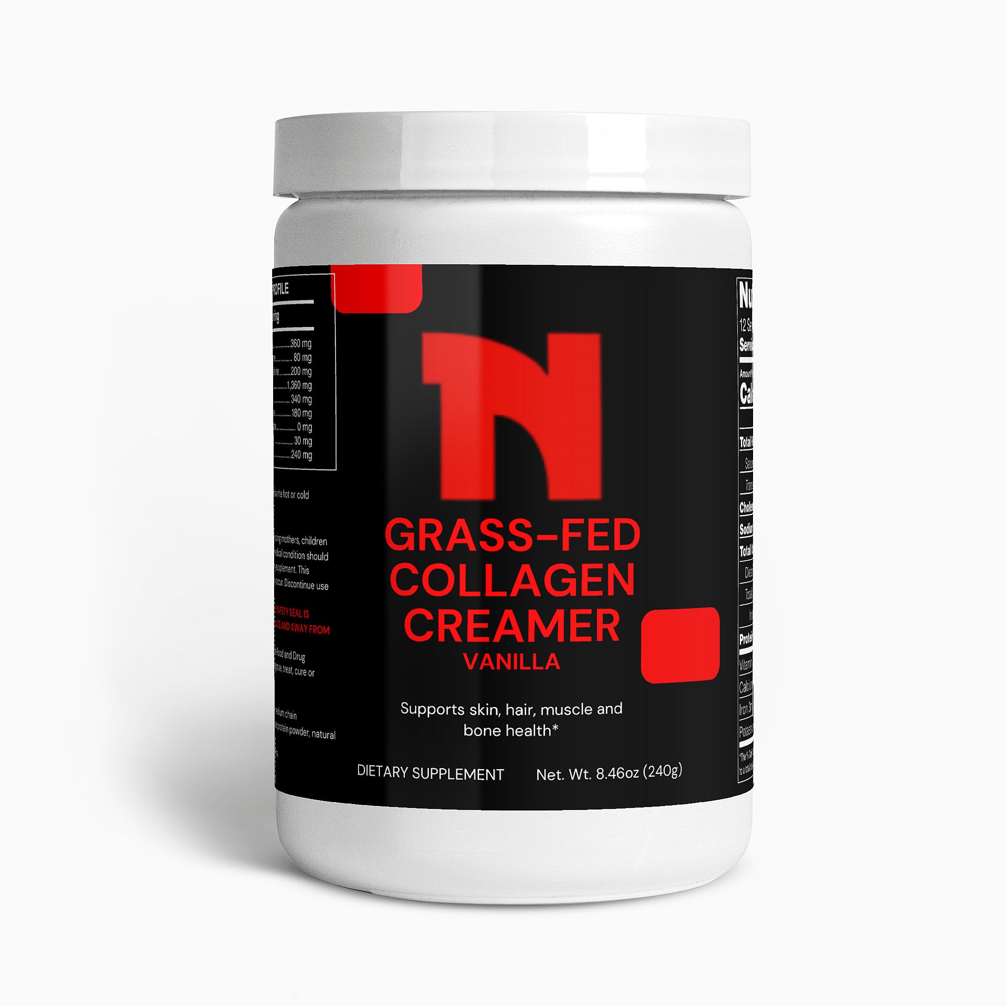 Grass-Fed Collagen Creamer (Vanilla)